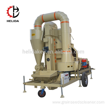 Air Screen Coriander Seeds Sunflower Cleaning Machine